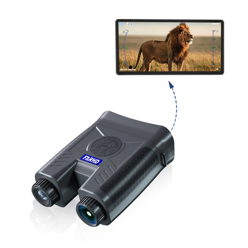 OEM 4K HD Digital Infrared Digital Night Vision Binoculars Scope Thermal Scope for Hunting