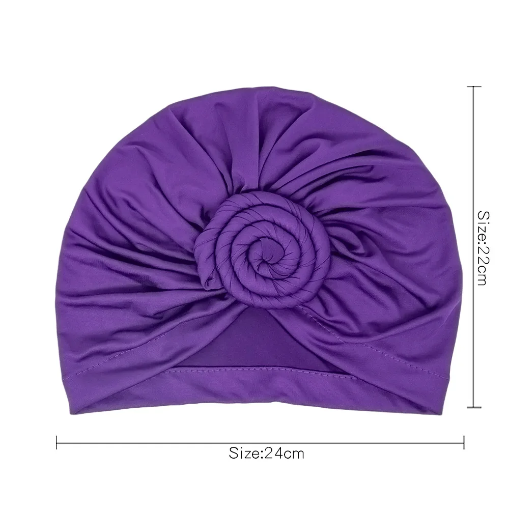 Europe and the United States popular colorful doughnut plate flower hat Muslim milk silk turban adult cheap Indian hat