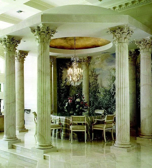 BOTON STONE Wholesale Natural Stone Roman Hand Carved Outdoor Granite Gate Pillar Design