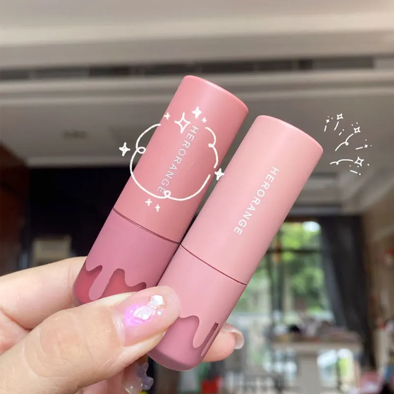  HERORANGE матовая губная помада телесного цвета jinhua make upcosmetics оптовая продажа 24-часовая долговечная увлажняющая Водонепроницаемая