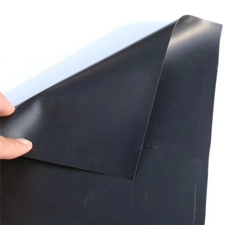 HDPE geomembrane landfill site biogas digester river artificial lake fish pond culture impermeable water composite geomembrane