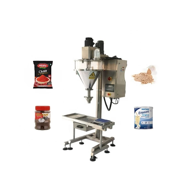 Accurately Measure 50g and 60g Quiet Sticky Mussel Powder Seafood Powder Jar Pouch Filling Machine