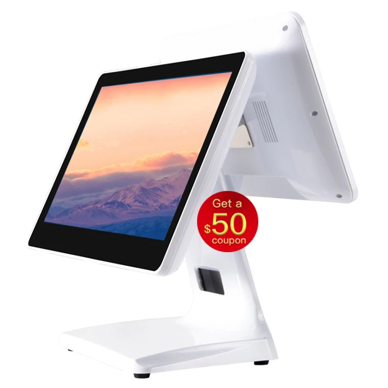 Заводское изготовление 15 Inch Pos системы оборудования все в одном Win 10 Home машины пос терминал с принтером
