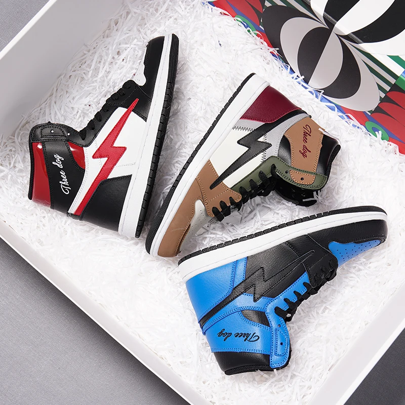 MOQ 1 пользовательский брендовый логотип оригинальное качество Air бег Мужская спортивная баскетбольная обувь уличные кожаные кроссовки