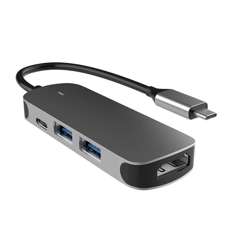 
Wholesale Multifunction 4 in 1 USB C to 4K HDMI Data Hub USB 2.0 3.0 Type C USB Hub for Macbook PC 