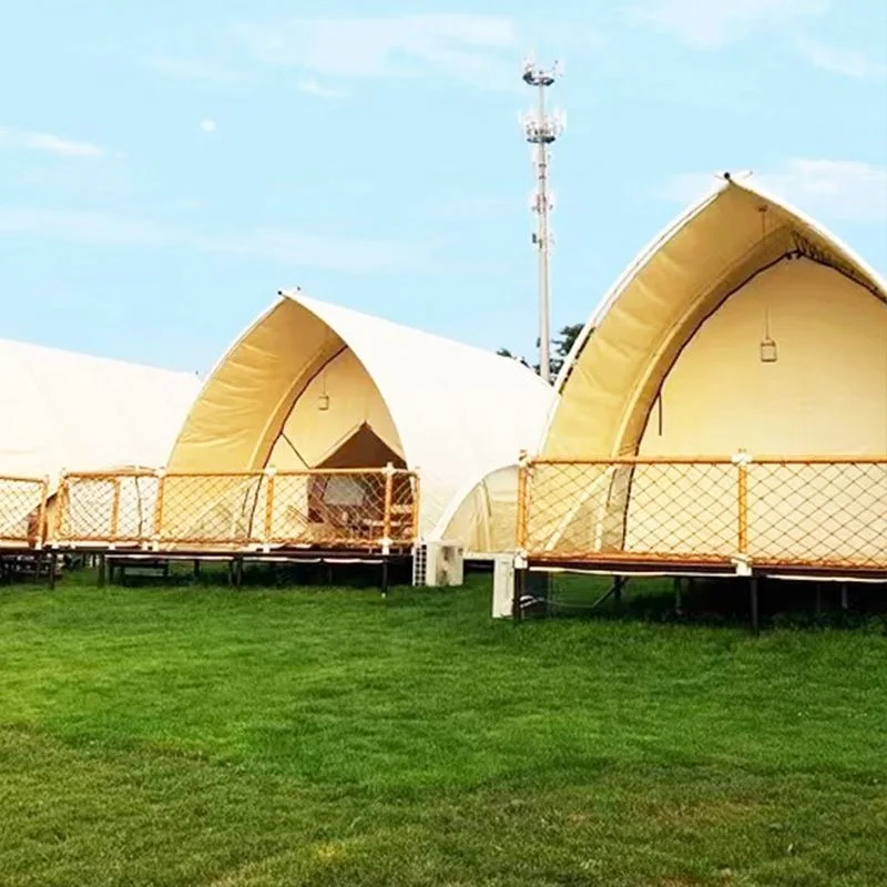 Luxury Large Bell Tents Outdoor Large Glamping Luxury Hotel Project Resort Camp Tent Beach Tent