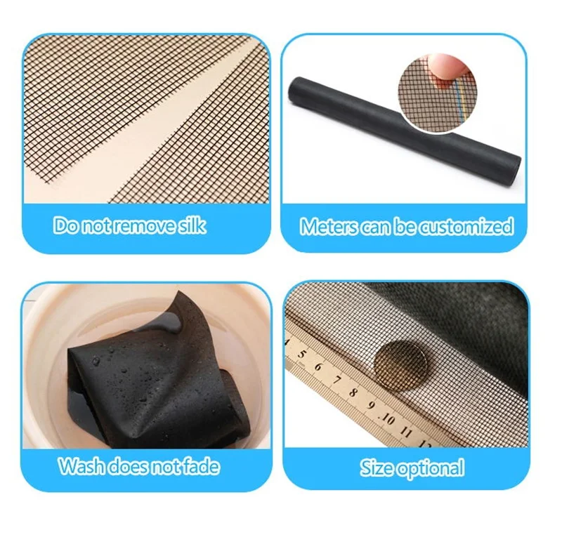 Cheap durable plain weaving outdoor screen porch pool Window Screen Fiberglass Mosquito Net