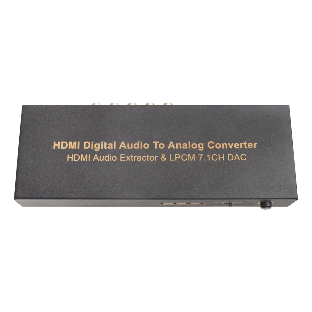 High Quality Wholesale 1080P 60Hz HDMI to AV HDMI to RCA Video SPDIF 7.1 Digital Audio Converter