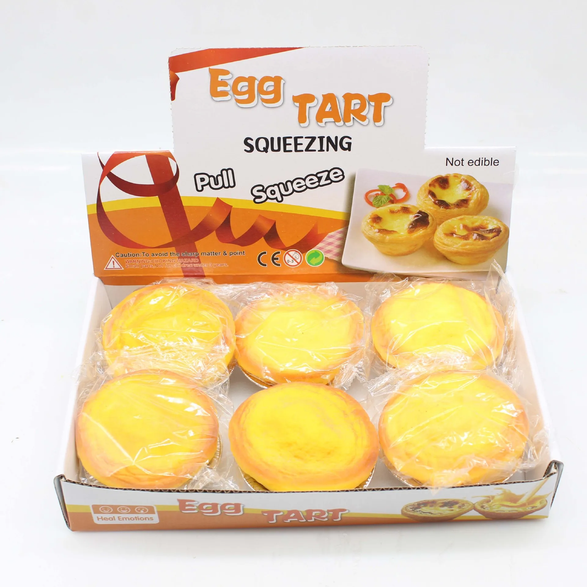Vent Egg Tart Squeeze Pinch Pinch Fun Small Toy Creative Decompression Flour Egg Tart Fun Play
