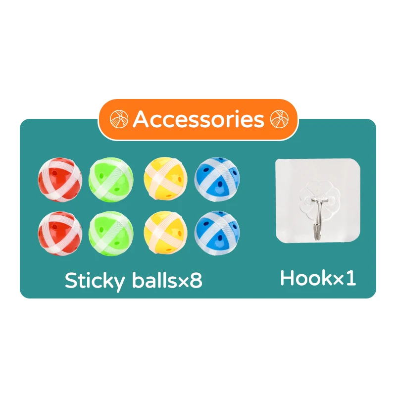 36CM Sticky Ball Dinosaur Dart Throwing Cloth Dart Target Set