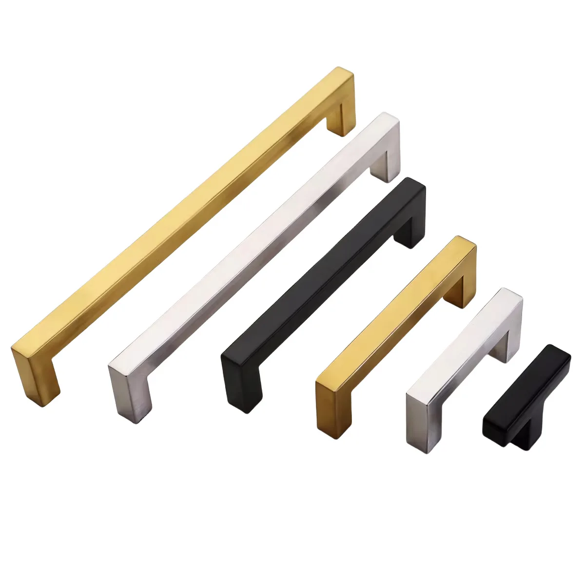 Stainless steel door handles Shoe cabinet closet cabinet handles doors and Windows Factory wholesale Direct selling fashion