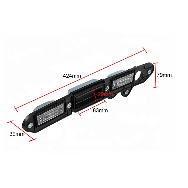  Ручка багажника подсветка номерного знака для VW Golf Jetta 1T0827574L