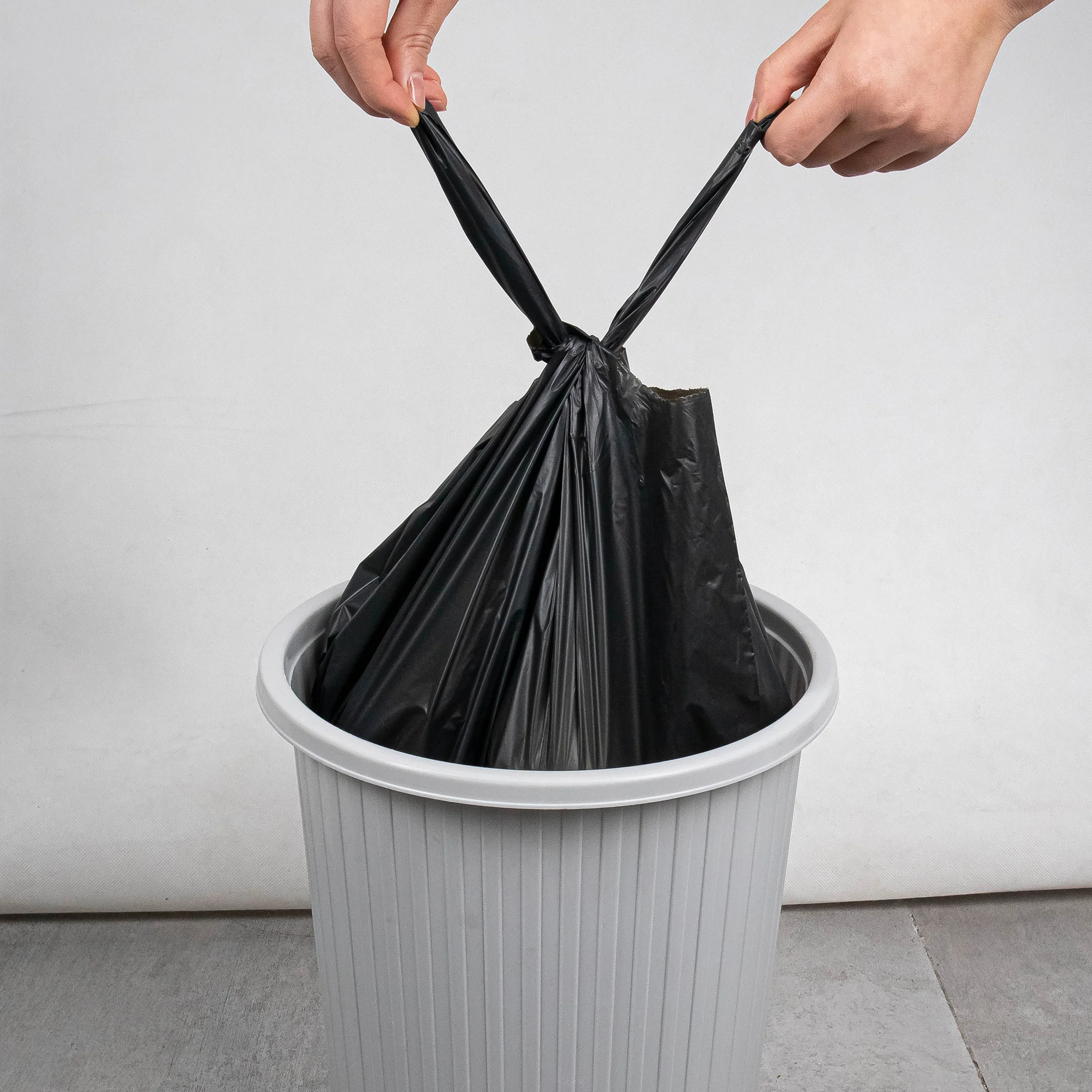 Manufacturers Biodegradable Compostable Black Degradable Pla Flat Eco Friendly Disposable Compostable Trash Rubbish Garbage Bag