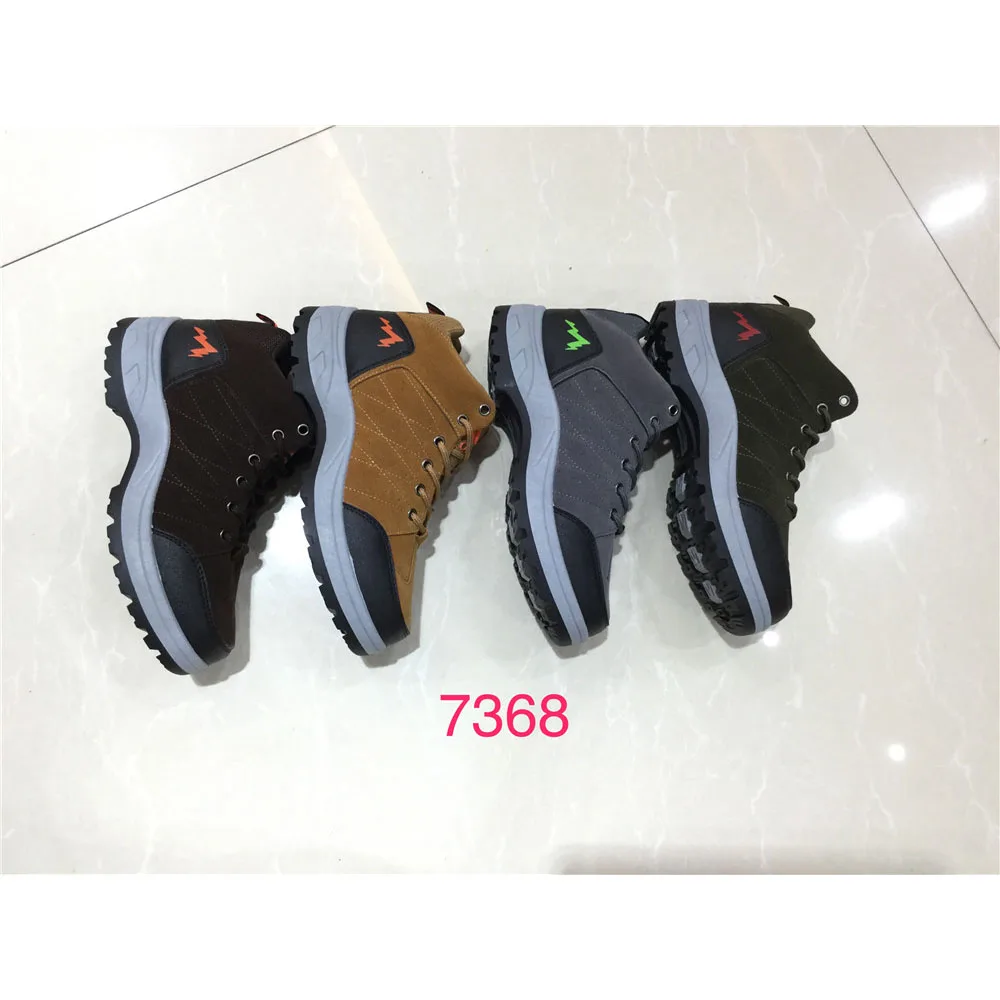 
new design comfortable shoes fabric upper safety boots for men 