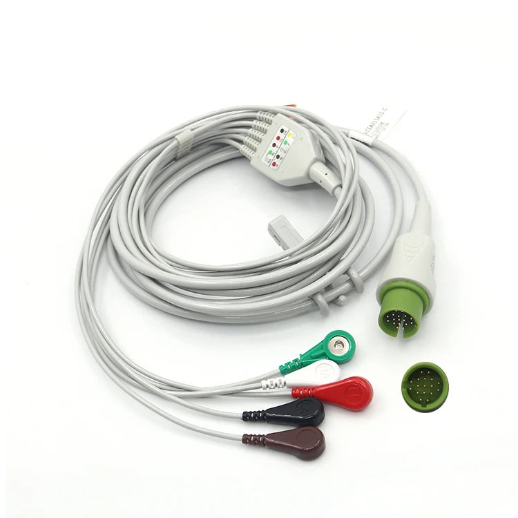  Заводская поставка 90496 90369 90367 AHA 5 leadwire ECG кабель для