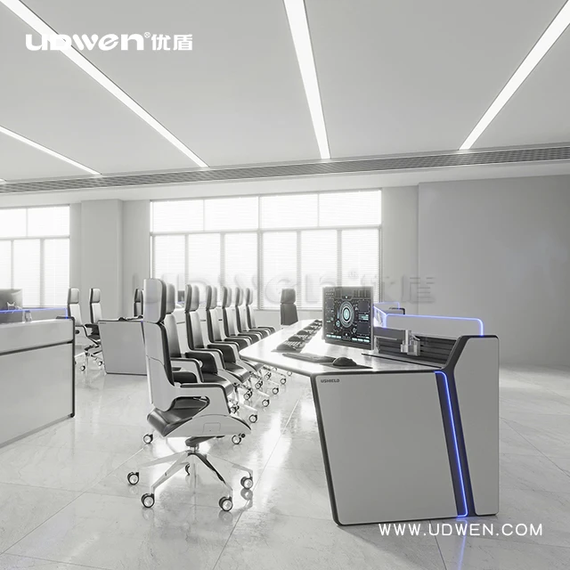 Командно-диспетчерский центр диспетчерской консольный стол