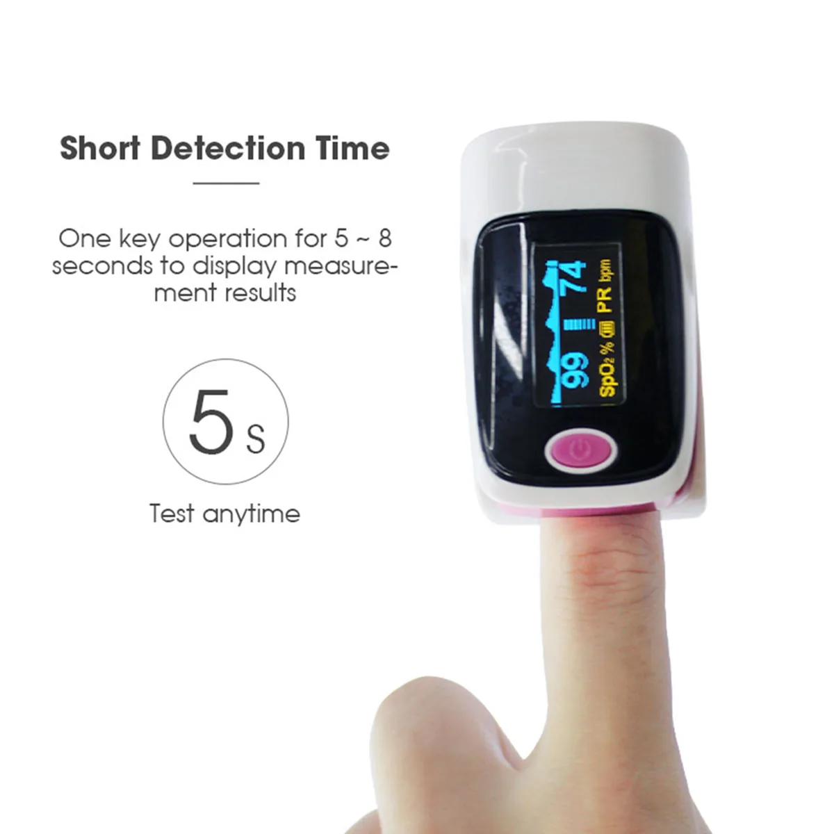 Popular blood fingertip pulse oximeter Smart Finger Pulse Oximeter-CE High Accurate Blood Oxygen Monitors