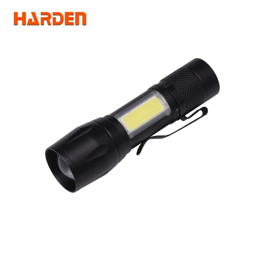 Harden Rechargeable Aluminum Alloy Small Led Torch USB Charge Mini COB LED Flashlight 400mAh Li-ion