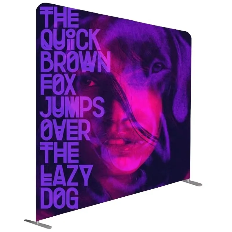 Trade show booth exhibit display professional aluminum backdrop stand and pop Up backdrop stand