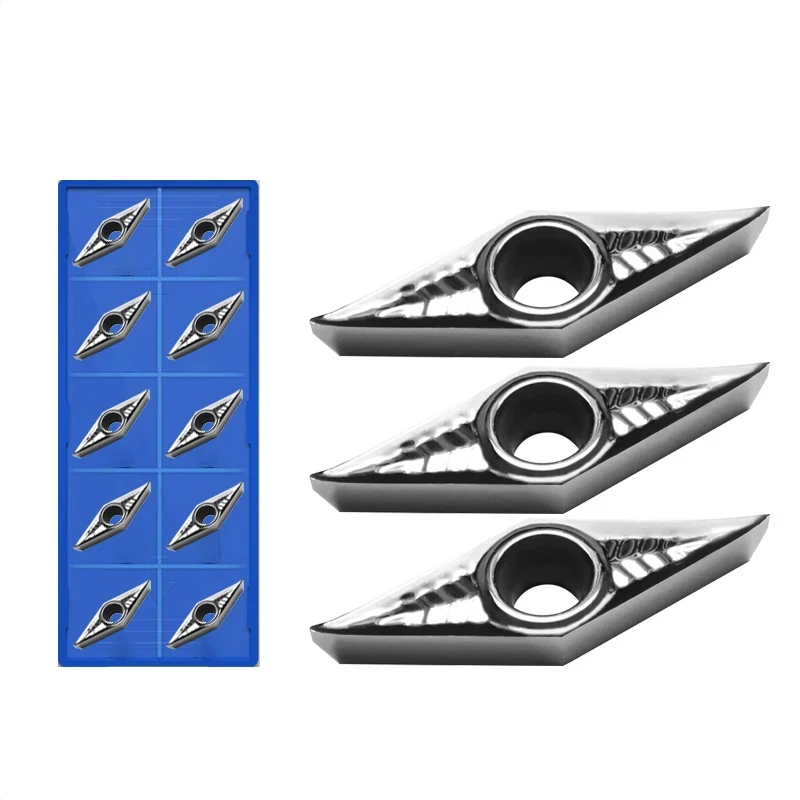 Kakarot Aluminum Insert VBGT110302 AK H01 VBGT 110304 VBGT110308 VBGT160402 160404 160408 Turning Tools For AL CNC Lathe Cutter