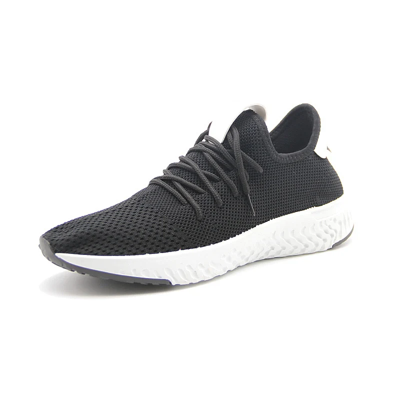 2022 New styles custom knit upper pvc injection sole fitness walking sports shoes for men
