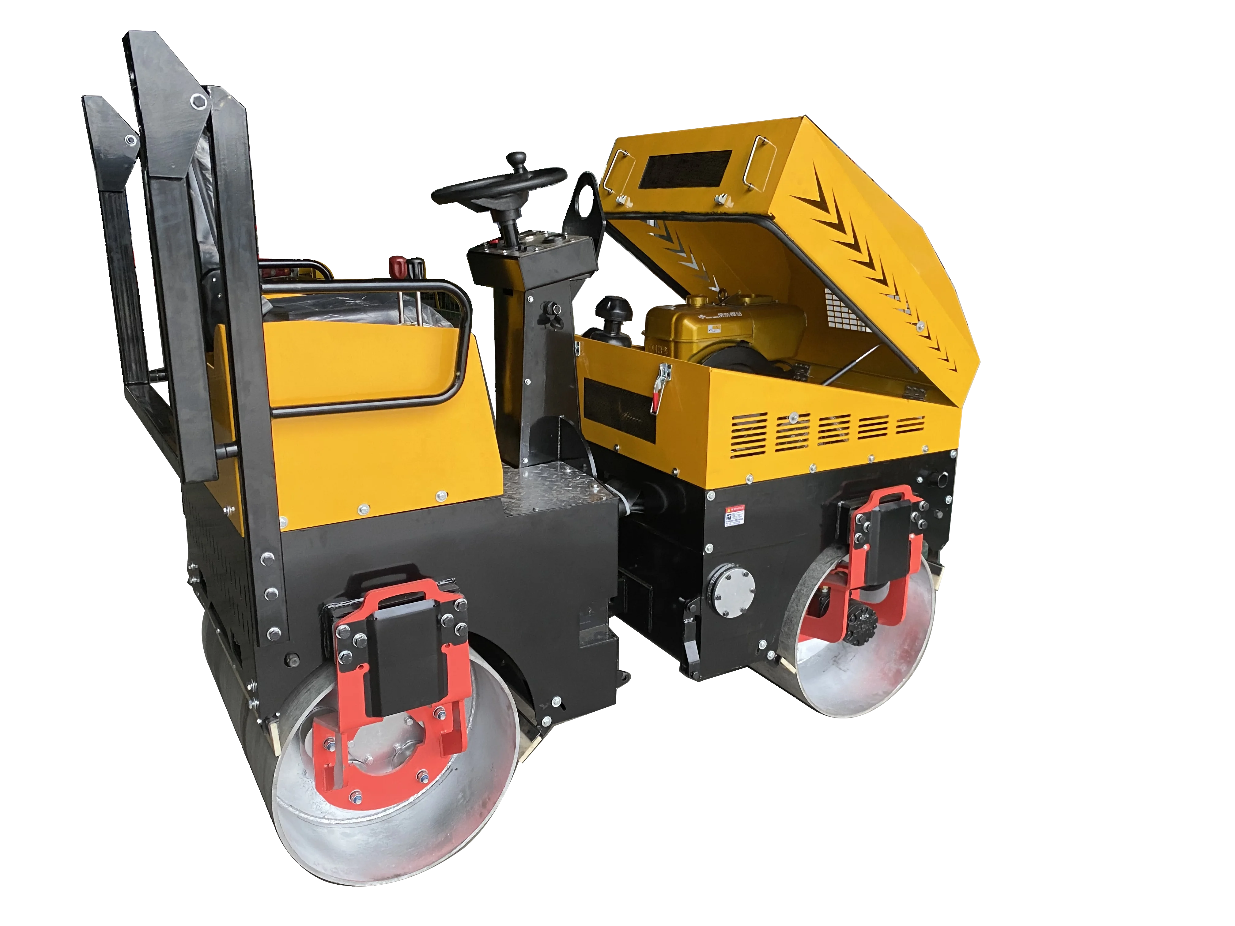 ride on rolling machine Diesel Hydraulic double drum bituminous concrete Rolling vibration compaction road rolling