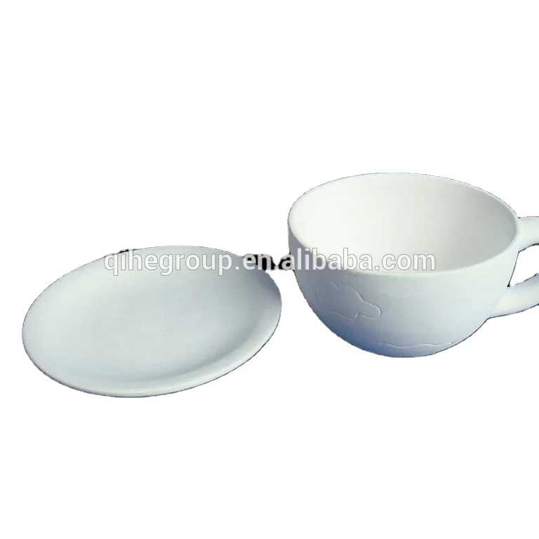 Daisy Saucers Set Of 4 Ready To Paint Ceramic Bisque U Paint