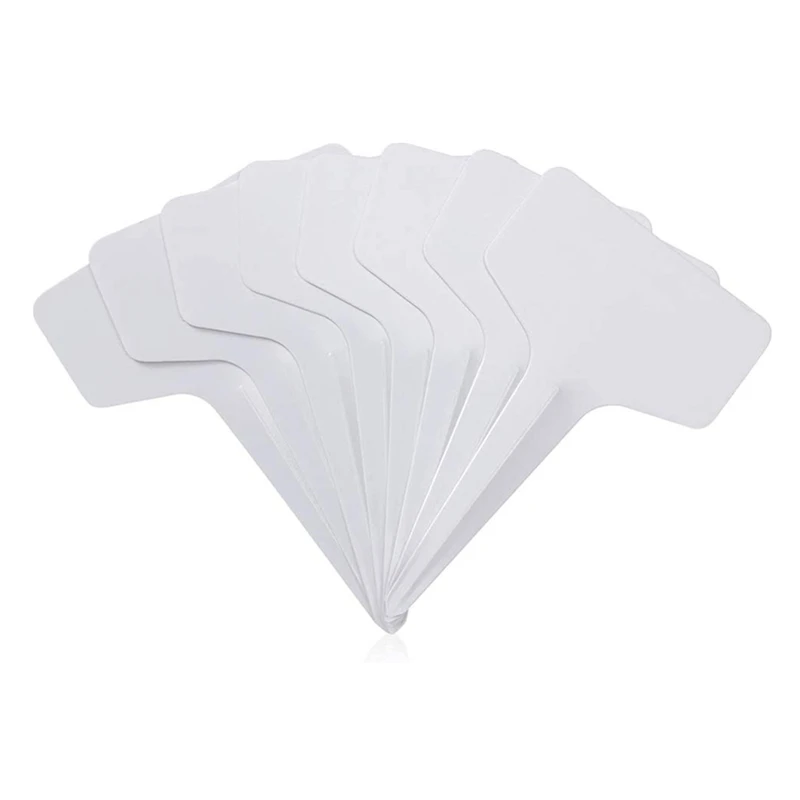 10cm Colorful Plastic Plant Label Tags Waterproof T Type Plastic Plant Markers Labels Garden Tags
