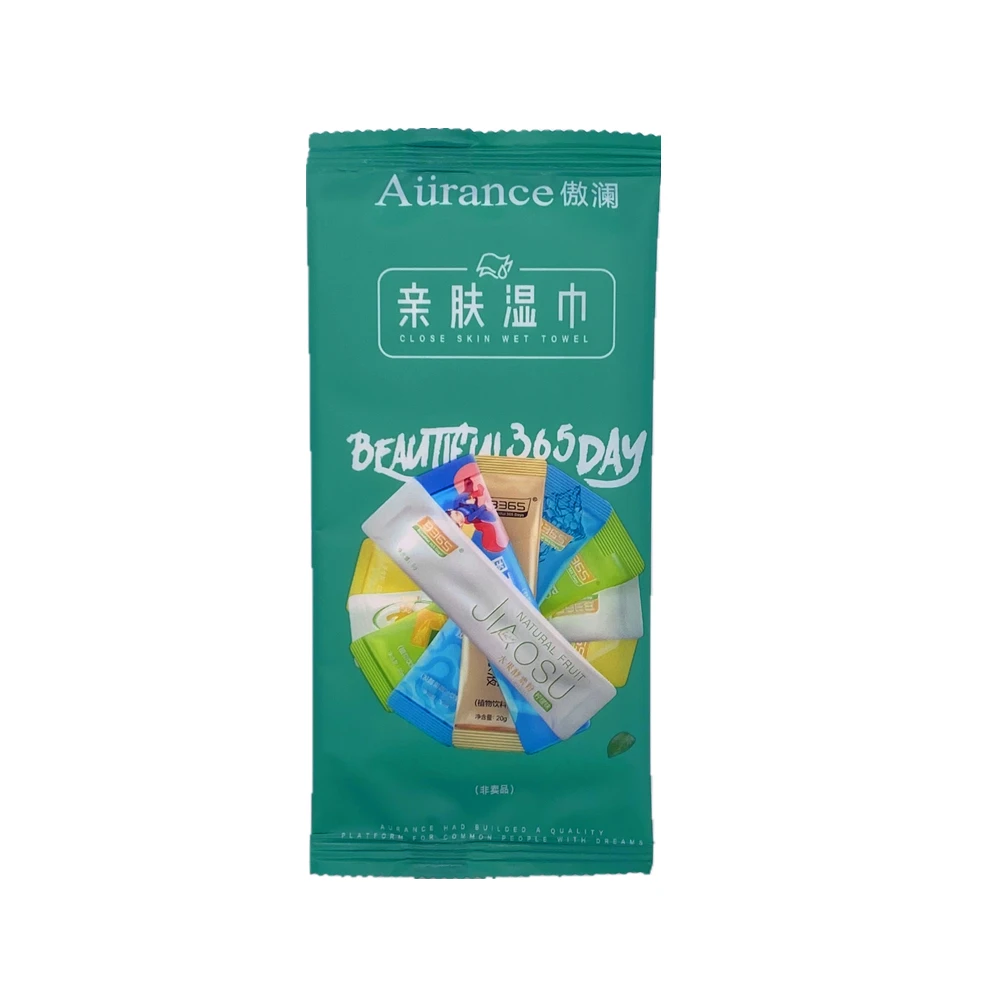 OEM High Quality Single Package Wet Napkins Restaurant Wipes For Restaurant