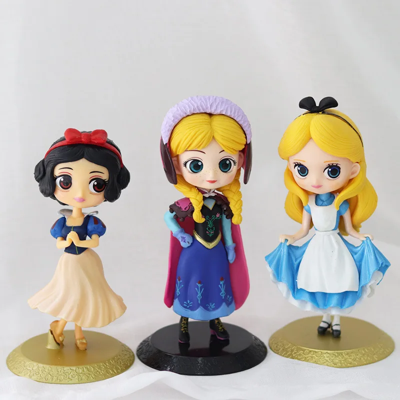 custom Pretty Princess Figures Toy Movie Action Figure with OEM 3d cartoon pvc Anime figures