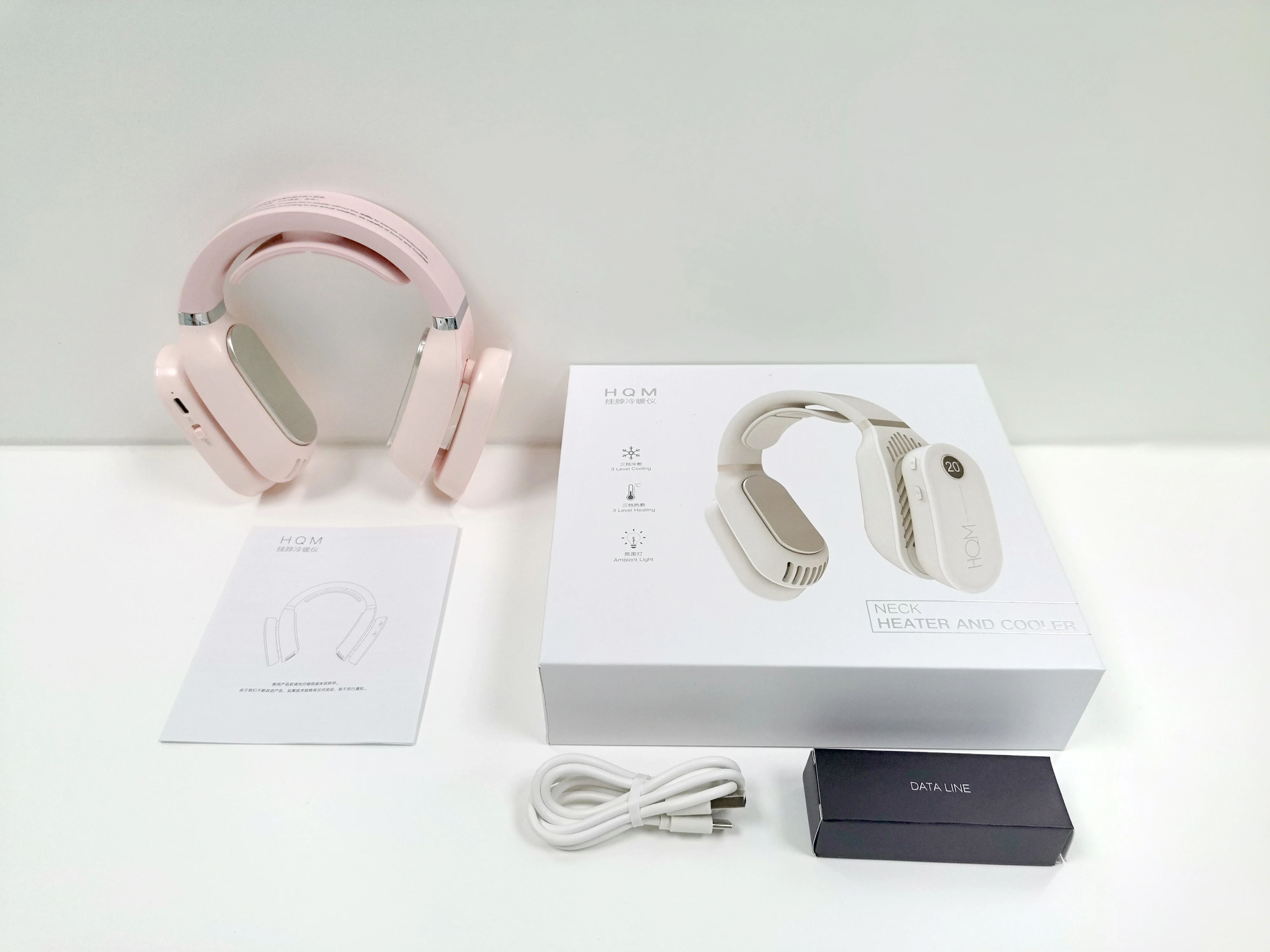 Factory direct sales ce emc fcc rohs neck hanging cooler fan reach to 15 degree centigrade and warmer 52 neck cooler and warmer