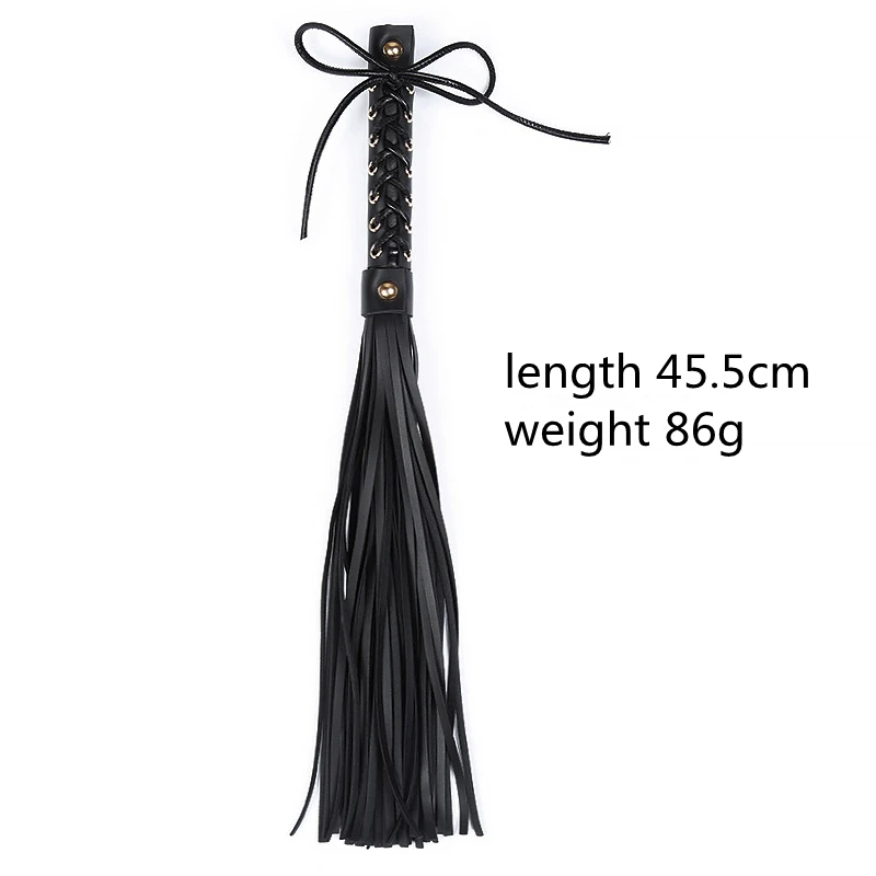 Slave Soft Leather Whip Adult Games BDSM Flogger Bondage Gear Sex Toys Flirt Couple Erotic Fetish Stimulates Queen Whips Cosplay