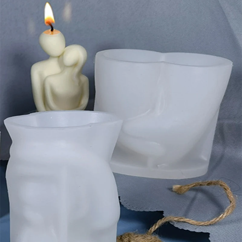 DUMO Portrait Candle Mold Silicone DIY Couple Portrait Candle Silicone Resin Mold Soap Plaster Decoration Mold