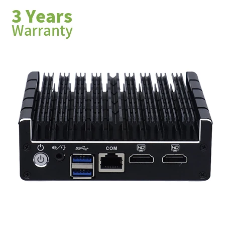 Тонкий клиент Qual Core J3060 CPU 8G DDR3L 2 порта Ethernet брандмауэр устройство с поддержкой Linux Os