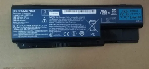  Оригинальный аккумулятор AS07B31 AS07B32 AS07B41 для ноутбука Acer Aspire 5220 5310 14 8 v 4800mah 71WH as07b42 AS07B52