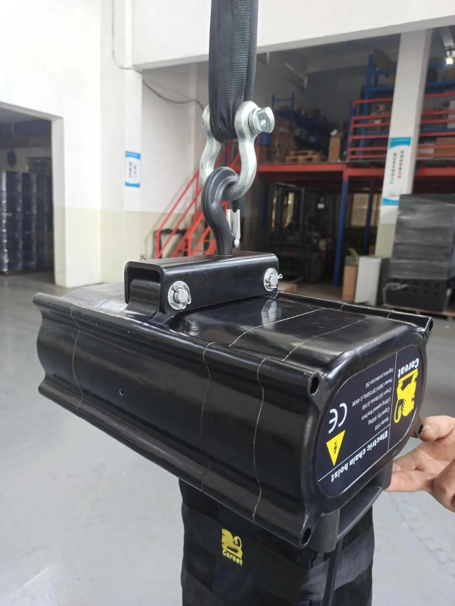 Coreat Stage Electric Chain Hoist 500kgs 0.5 ton Electric Winch For Truss