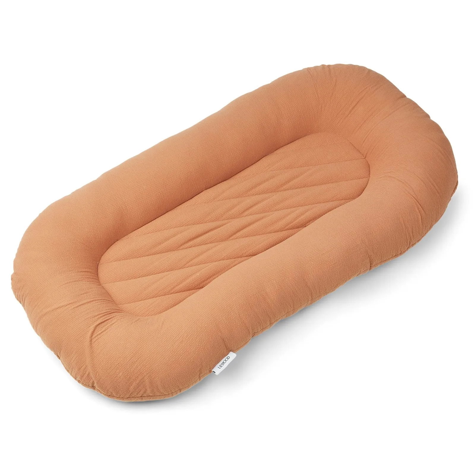 high quality cotton breathable portable baby lounger soothing sleeping nest bed custom pattern