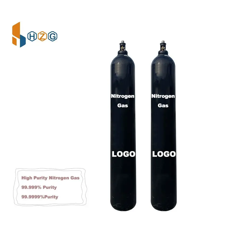 Industrial Grade High Purity 47L N2 Nitrogen Gas Cylinder With CGA580