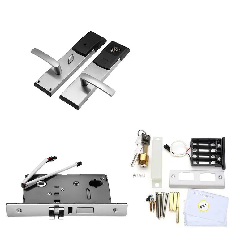 Commercial Magnetic Keyless Electronic Rfid Hotel NFC Card Door Lock