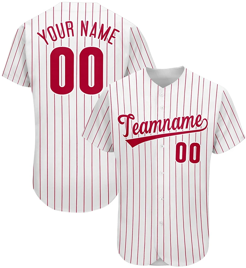 2021 Custom Logo Wholesale Sublimation Team Blank V Neck Men Custom Style Designed Baseball Jersey