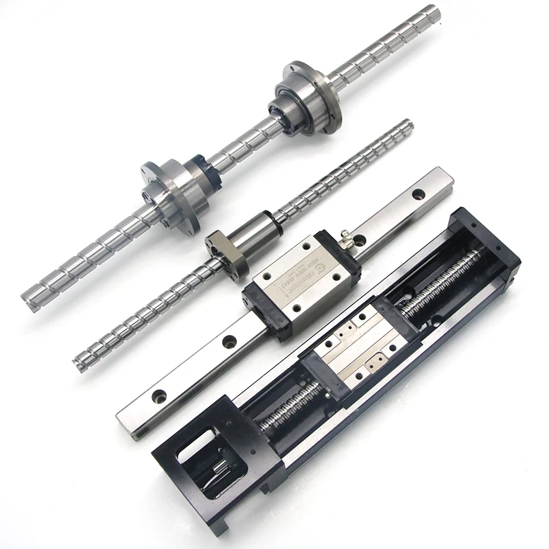 
KSV Ball screw SFU DFU SFH SFS1204 1210 1605 1610 1620 2005 2505 2510 Cnc Ball Screw Price 3000mm Ball Screw 