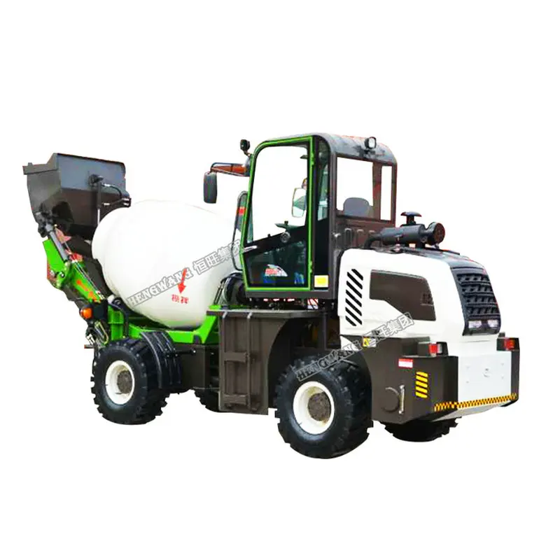 
4x4 Self Loading Mobile Concrete Mixer Truck 