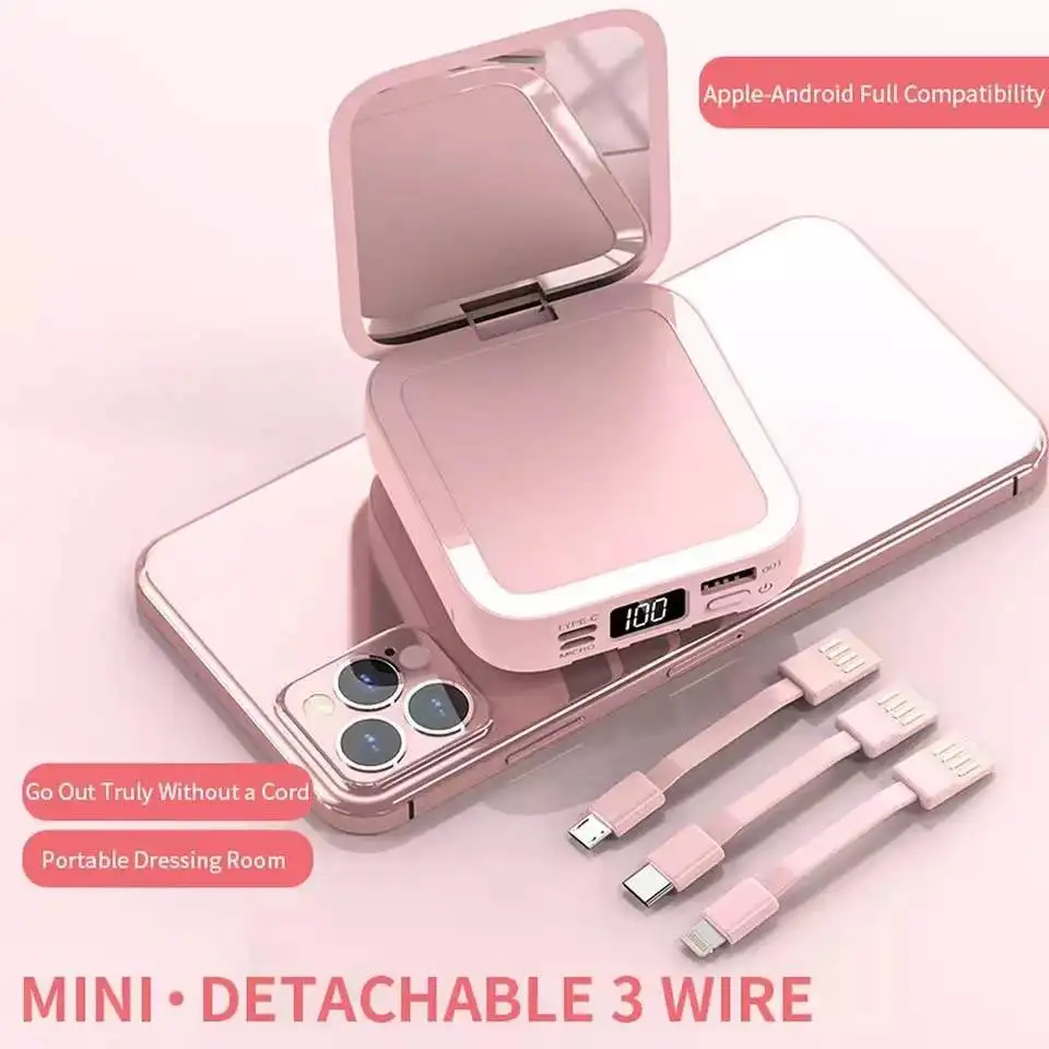 20000mah Mini Power Bank Mirror Display Pd Fast Charge Mini Power Bank - Buy Powerbanks,Power Bank Mobile Charger,Powerbank 2000