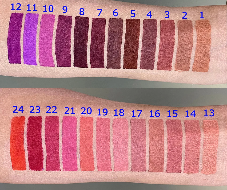 Customize Lip Makeup Private Label Organic Lipstick Waterproof Velvet Nude Matte Cream Lipstick Long-wearing