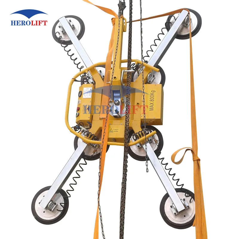 Glass Lifting Crane Vacuum Suction Wall Panel Lift for Insulating glass, curtain wall solar photovoltaic glass