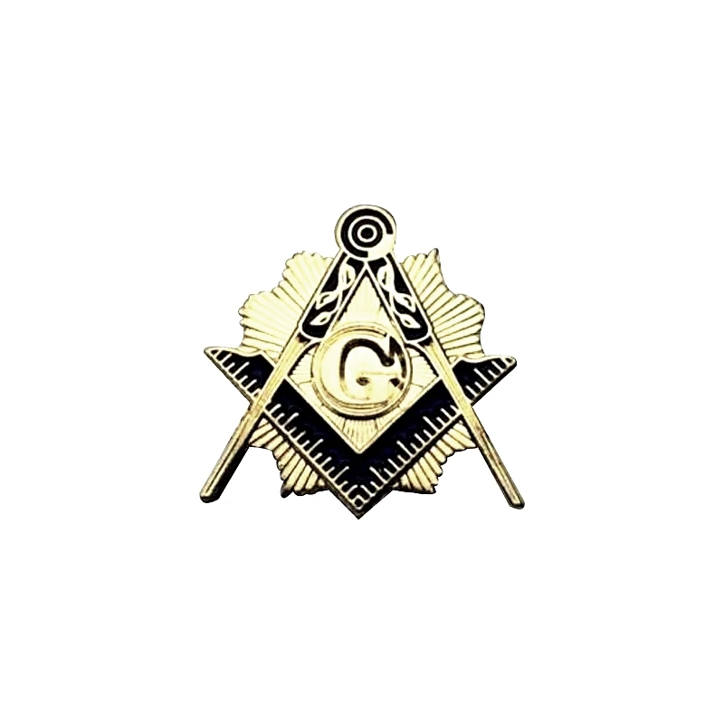 Custom Mason Knight Templar America Masonic Zinc Alloy  3d Lapel Pins Brooch Gifts Badges