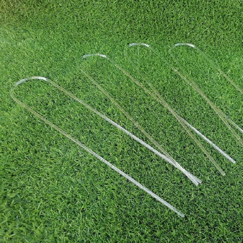 Garden Tomato Plant Support Stick Clear Plant Stake U-shape Transparent Acrylic Sticks For Plants