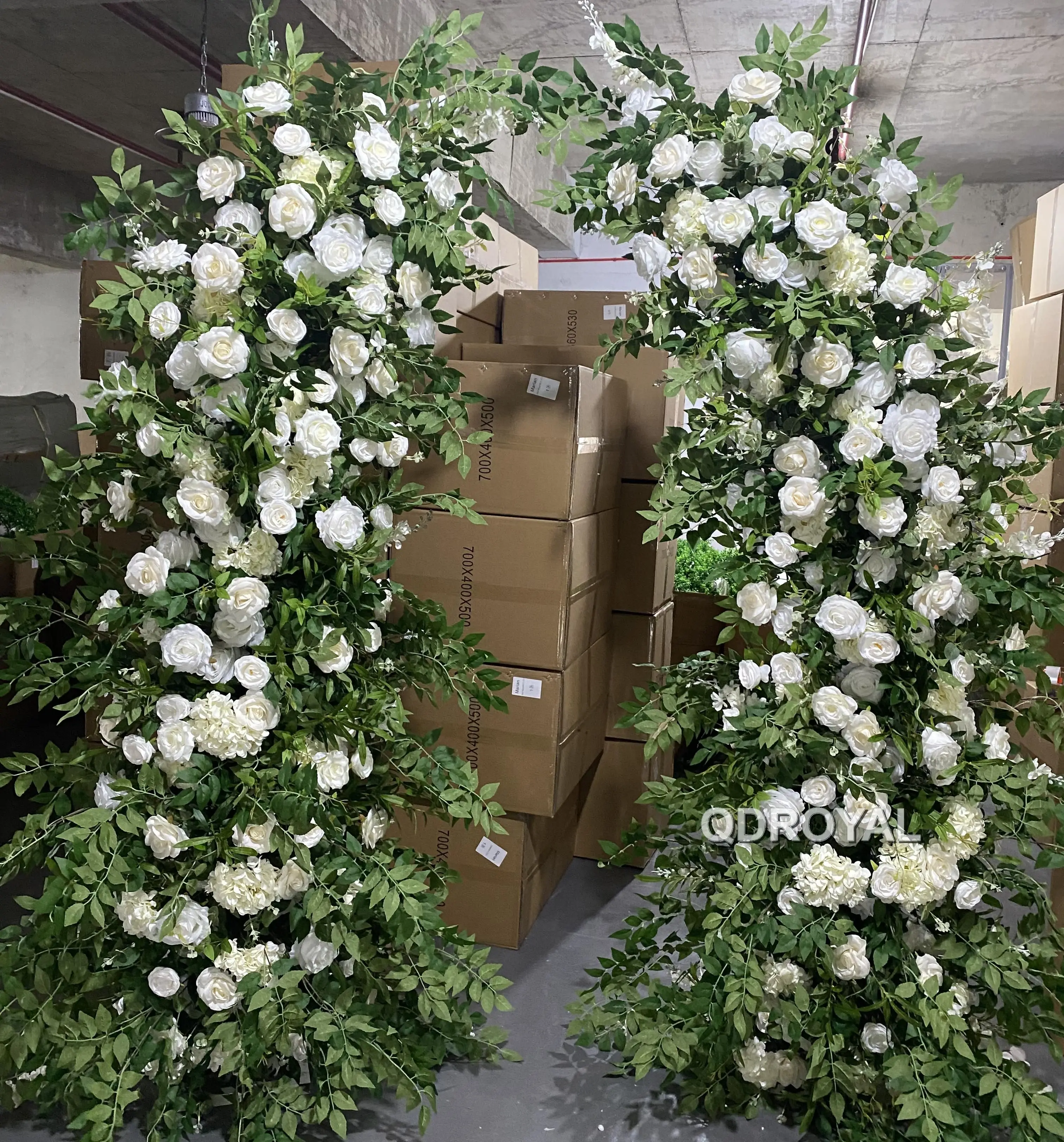 Colorful Silk Flower Wedding Background Wall Simulation Flower Stage Props Backdrop Flower Decor Wedding Floral Garden Arch