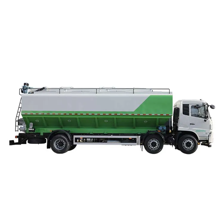  245 Horsepower Carbon Steel Dongfeng 8.1m 6x2 Animal Bulk Feed Delivery Tank Transport Grain