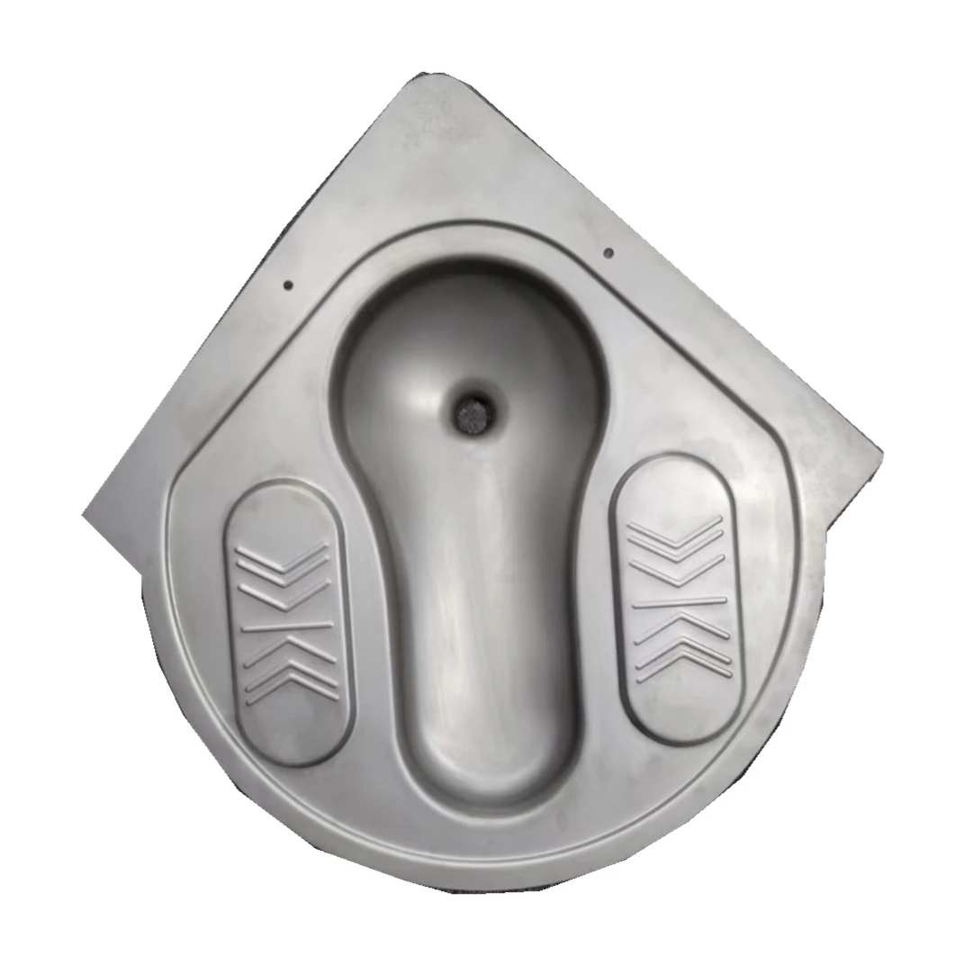Sanitary ware stainless steel deep drawn squat  for house or bathroom with high quality WC pan without water tank